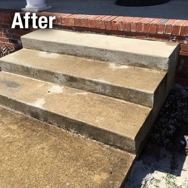 Lexington​ Concrete Steps Leveling - After